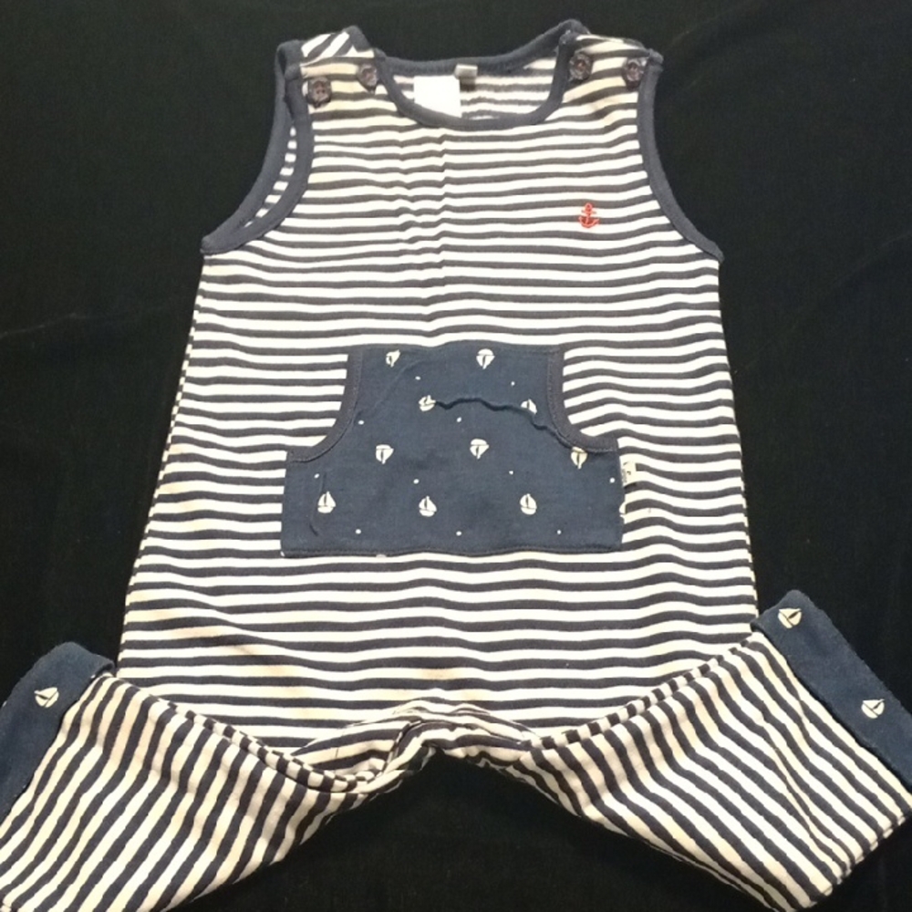 Striped Navy Kids Pajama Set